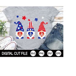 4th of July Svg, America Gnome Svg, Fourth of July Gnome, Usa Svg, Memorial day Shirt, Independence day, Kids Shirts, Sv