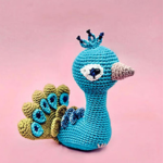 Crochet Peacock The Louis PDF, Amigurumi Pattern