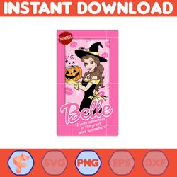 Halloween Princess Png, Trick Or Treat Png, Heart Princess Dolls PNG, Pink Doll PNG, Halloween Png, Pink Doll Princess