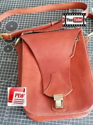 Pattern Leather shoulder bag-PDF bag-Digital bag