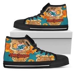 I Am Die Hard Fan Your Approval Is Not Required Miami Dolphins High Top Shoes