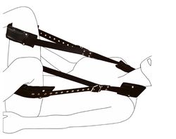 Sm Fun Binding Leg Restraint Belt M-shaped Restraint Belt