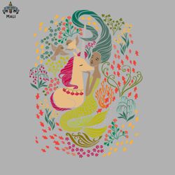 The Mermaid and the Unicorn Sublimation PNG Download