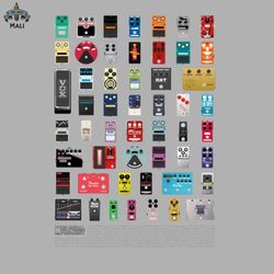 The 52 Pedal Project Sublimation PNG Download