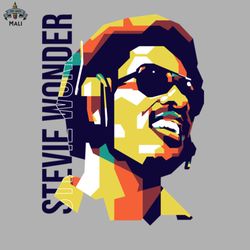 Stevie Wonder on WPAP Style Sublimation PNG Download