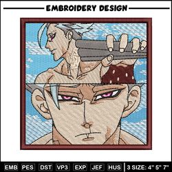 Ban rectangle embroidery design, Meliodas embroidery, Anime design, Embroidery shirt, Embroidery file, Digital download