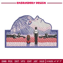 Evangelion embroidery design, Evangelion embroidery, Embroidery shirt, Embroidery file, Anime design, Digital download