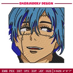 Mahito box embroidery design, Jujutsu embroidery, Embroidery shirt, Embroidery file, Anime design, Digital download