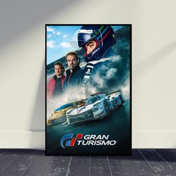 Gran Turismo Movie Poster Movie Print, Wall Art, Room Decor, Home Decor, Art Poster For Gift, Living Room Decor-1