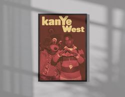 Kanye West College Dropout Poster  Music Poster  Wall Art  Wall Decor