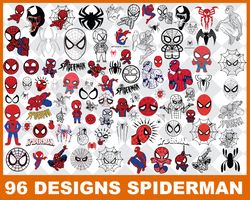 Spider Man Svg, Bundle Spiderman Svg ,Logo Brand Svg, Famous Logo SVG