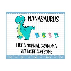Nanasaurus svg ,Little Dino Color Options svg, Dinosaur Baby png, gift for baby svg, Dino colors svg, , cute dino svg, c
