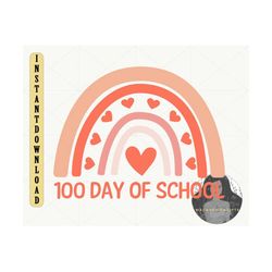 100 Days Of School, Boho Rainbow Svg, Back To School Svg, School Svg, School Mascot Svg, Apple Svg, School Teacher, Svg
