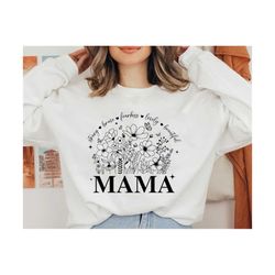 She Is Strong Brave Fearless Lovely Beautiful Svg, Mama Svg, Gift for Mom, Mother's Day Svg Svg, Mom life Svg Files For