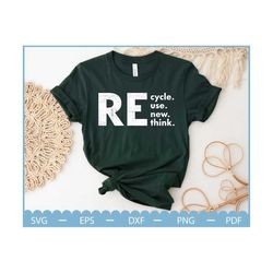 Earth Day Png, Recycle Reuse Renew Rethink Png, Recycle Reuse Renew Rethink Shirt Png, Environmentalist Png, Earth Day Q