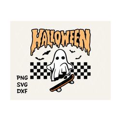 Halloween Ghost SVG, Ghost Skateboard,Halloween Skateboard, Ghost Skateboarding ,Halloween PNG ,Halloween shirt svg, Png