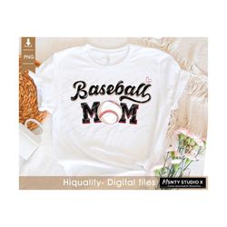 Baseball mom PNG , Sublimation design , Baseball shirt png, Vintage Sublimation ,Mama Shirt Design , sport mom png , Dig
