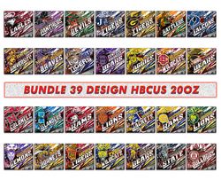 HBCUS Bundle Tumbler Wrap , HBCUS Png, HBCUS Tumbler Png,NFL 20 oz Skinny Tumbler Designs 16