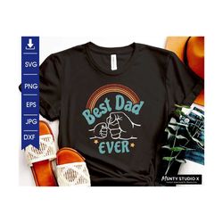 Best Dad Ever SVG, Father's day Sublimation ,Father's Day Png , Fist Pump Dad Son ,dad svg,dad png, Sublimation Image PN