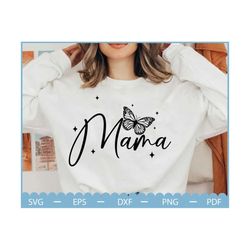Mama svg, Butterfly Mama Svg, Mothers Day Svg, mom life svg, Mother's day gift Svg, Gift For Mom svg,