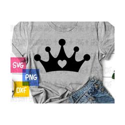 Tiara SVG / Princess Crown SVG / Crown SVG / Pink Crown / Crown Digital Cut Files / Instant download design for cricut o