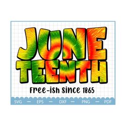 Juneteenth Free-ish Since 1865 Png,  Juneteenth Png, Juneteenth Celebrating 1865 Png, Emancipation Day Png, Afro Png