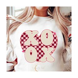 Retro valentines png,valentines day shirt png,Checkered png,Groovy valentines popular png,Trendy png, Love png,Heart Can