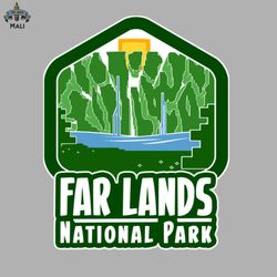 Far Lands National Park Sublimation PNG Download