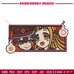 Hanako yashiro embroidery design, Hanako embroidery, Anime design, Embroidery shirt, Embroidery file, Digital download