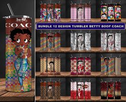 Bundle 12 Designs Betty Boop Tumbler Wrap, Betty Boop Png ,Betty Boop Design 25