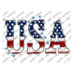 USA Sublimation Png, 4th of July PNG, USA, America, Independence day, Patriotic, American Flag, Sublimation Design Downl