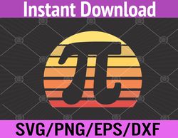 Simple Pi Symbol National Pi Day  Svg, Eps, Png, Dxf, Digital Download