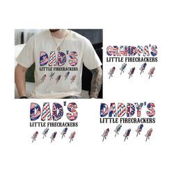 Personalized Father With Kids Names Png Bundle, 4th Of July Papa Png, Father's Day Png, American Flag Png, Grandpa Png,