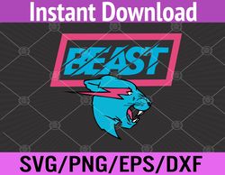Merch Beast Svg, Eps, Png, Dxf, Digital Download