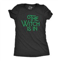 Witch Shirt, Pagan TShirt, Occult Shirt, The Witch is In, Salem Witch Trials, Witch Shirt, Salem Shirts, Vintage Tee, Ha