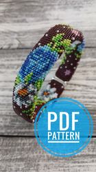 PDF Bead Crochet Pattern , Crochet Pattern for Beaded Bracelet