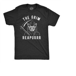 Grimm Reaper, The Grim Reapurrr, Halloween Shirt, Cat Shirts, Funny Shirts, Grimm Reaper Shirts, Death Shirts, Naked Cat