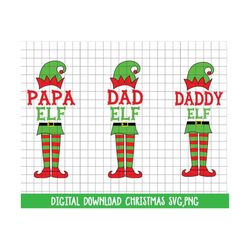 Papa ,Dad,Daddy ELF - Smiling is my Favorite Svg, png, Christmas Party png, Funny Christmaspng,  File For Sublimation