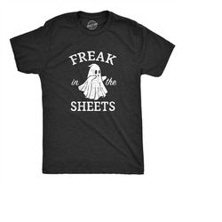 Ghost Shirt, Halloween Shirt Men, Black Spooky Shirt, Funny Halloween Shirt, Trick Treat Costume, Ghost Costume, Freak I