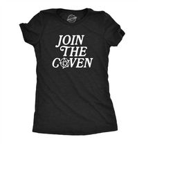 Witch Shirt, Pagan TShirt, Occult Shirt, Join The Coven, Salem Witch Trials, Witch Shirt, Salem Shirts, Vintage Tee, Hal