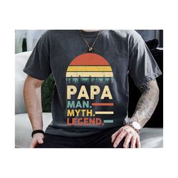 Papa Man Myth Legend Svg, New Papa Svg, Father's Day Svg, Dad Shirt Svg, New Papa Svg, Best Papa Svg, Cute Papa Gift