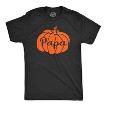 Papa Pumpkin T Shirt, Pumpkin Family, Mens Halloween T Shirt, Pumpkin Tee, Halloween Costume Ideas, Papa Shirts,, Dad Sh
