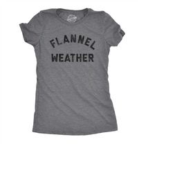 Flannel Weather, Womens Fall Shirt, Feels Like Fall, Womens Autumn Shirt, Funny Womens T-Shirt, Pumpkin Shirts, Pumpkin