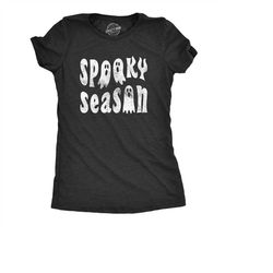 Ghost Shirt Women, Black Spooky Shirt, Funny Halloween Shirt, Halloween Costume, Rude Halloween Clothes, Spooky Season,