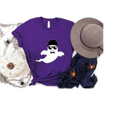 Ghost Halloween Theme Shirt, Cute And Scary Shirt, Halloween Clothing, Ghost Short Sleeve Shirt, Halloween Vibes, Hallow