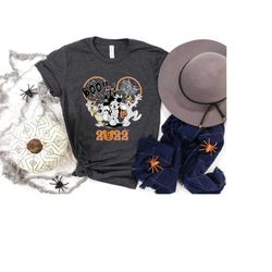 Mickey Ears Halloween Boo T Shirt, Cute And Scary Tee, Disneyland Halloween 2022 Shirt, Gift For Halloween, Fall Clothin