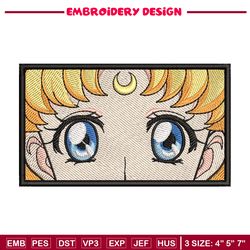 Usagi eyes embroidery design, Sailor moon embroidery, Anime design, Embroidery file, Embroidery shirt, Digital download
