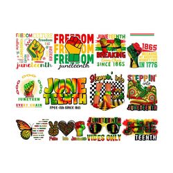 Juneteenth PNG Bundle, Juneteenth Sublimation Png, Free-Ish, Black History Svg Png, Juneteenth Is My Independence Day, J
