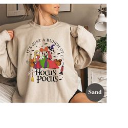 Trick Or Treat Sweatshirt and Hoodie, Halloween Hocus Pocus Shirt, It's Just A Bunch Of Hocus Pocus, Halloween Sisters,
