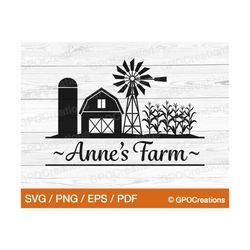 farm svg, farm split frame svg, farm monogram svg, farm scene svg, farm cut file, barn svg, farm life svg, farm clipart,